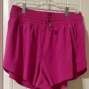 Women’s Athletic Running Shorts - Fuchsia Pink